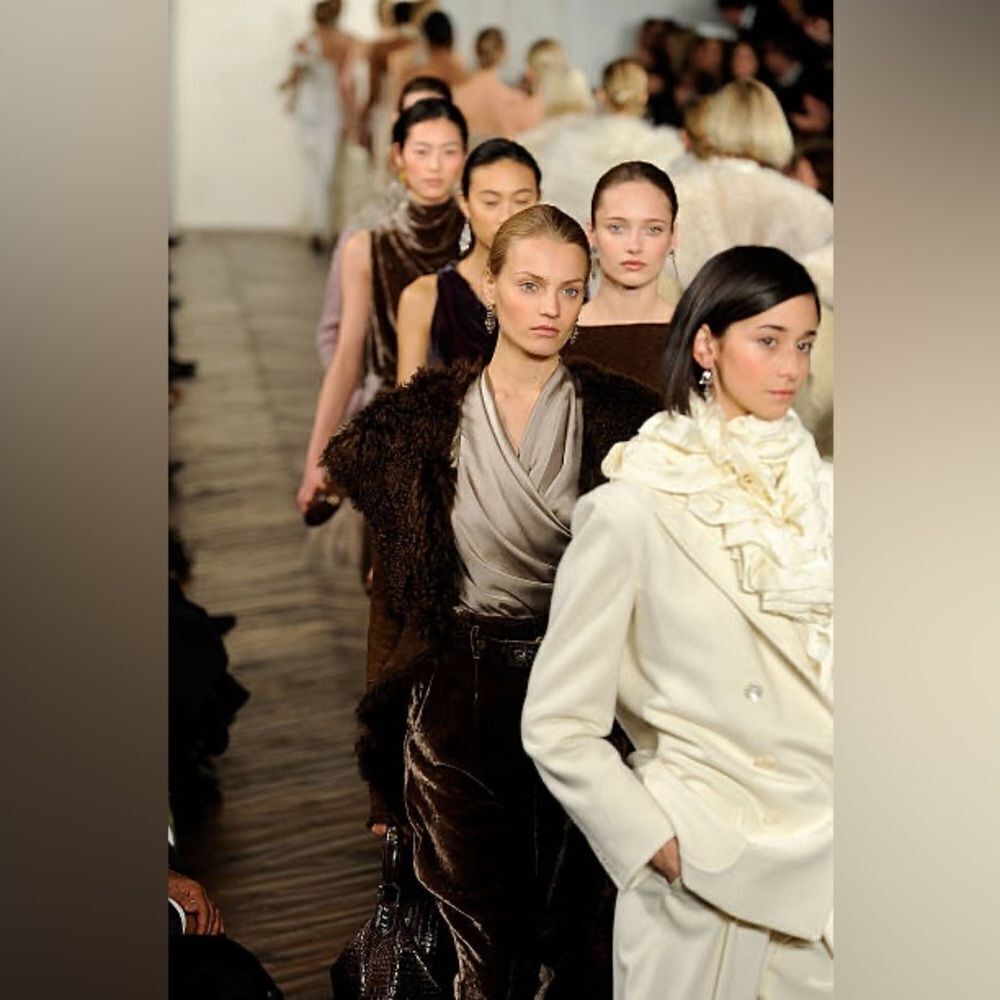 *Ralph Lauren Collection Fall 2009 Mocha Crushed Velvet Jodhpur - Picture 10 of 16